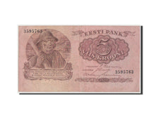 Biljet, Estland, 5 Krooni, 1929, TTB