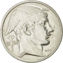 Moneda, Bélgica, 50 Francs, 50 Frank, 1954, MBC+, Plata, KM:137