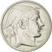 Moneda, Bélgica, 50 Francs, 50 Frank, 1954, MBC+, Plata, KM:137