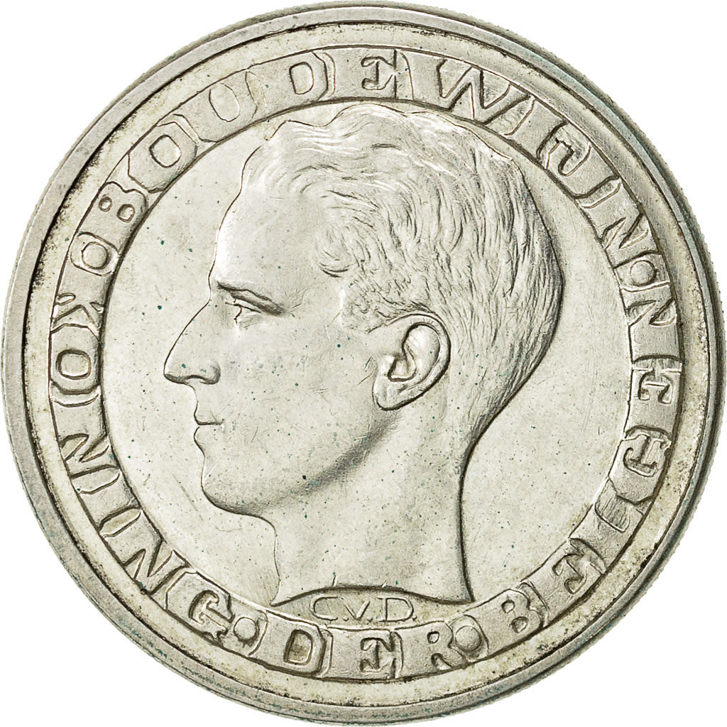 Coin, Belgium, 50 Francs, 50 Frank, 1958, AU(55-58), Silver, KM:151.1