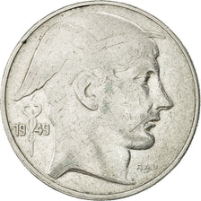 Münze, Belgien, 20 Francs, 20 Frank, 1949, SS, Silber, KM:140.1