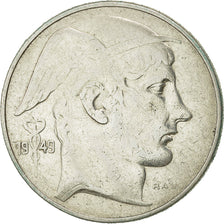 Münze, Belgien, 20 Francs, 20 Frank, 1949, SS, Silber, KM:141.1