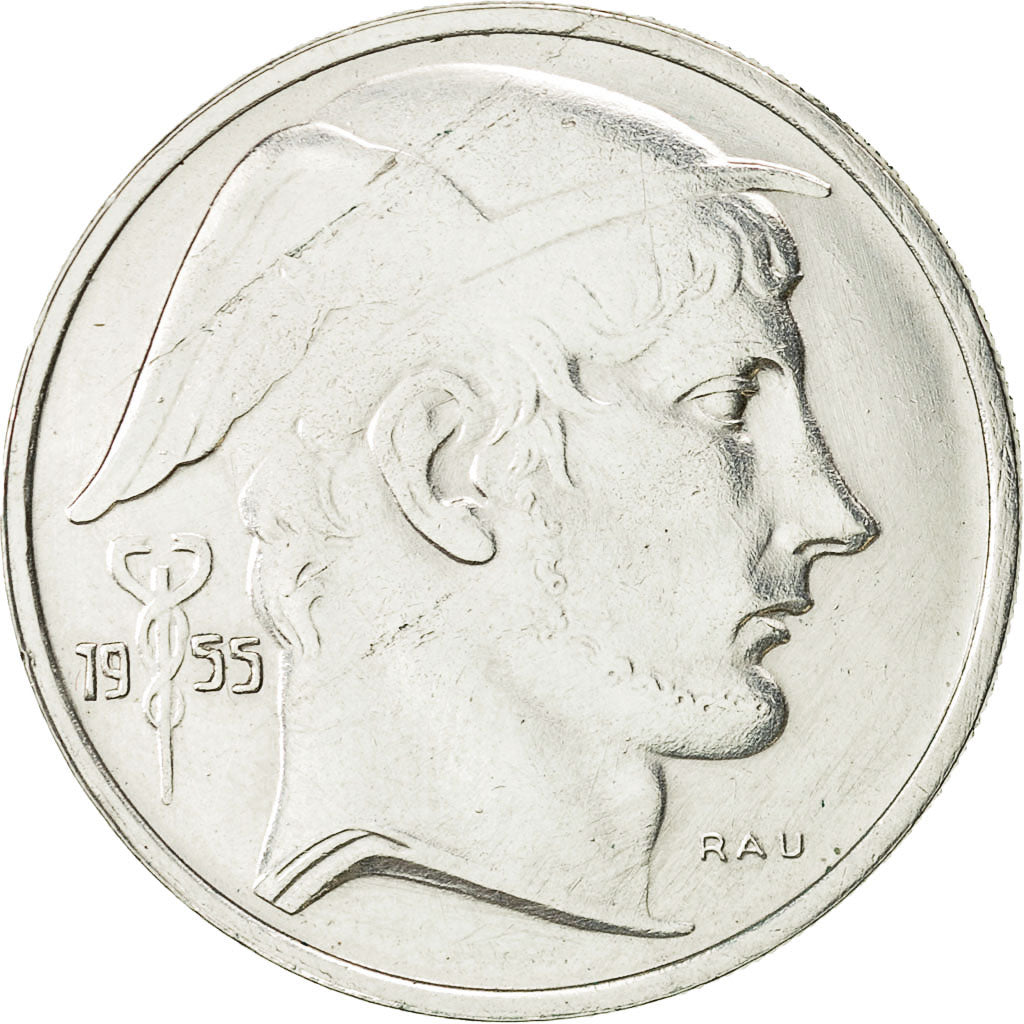 Monnaie, Belgique, 20 Francs, 20 Frank, 1955, TTB+, Argent, KM:141.1