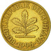 Monnaie, République fédérale allemande, 10 Pfennig, 1996, Munich, TTB, Brass