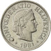 Moneta, Szwajcaria, 10 Rappen, 1981, Bern, AU(55-58), Miedź-Nikiel, KM:27