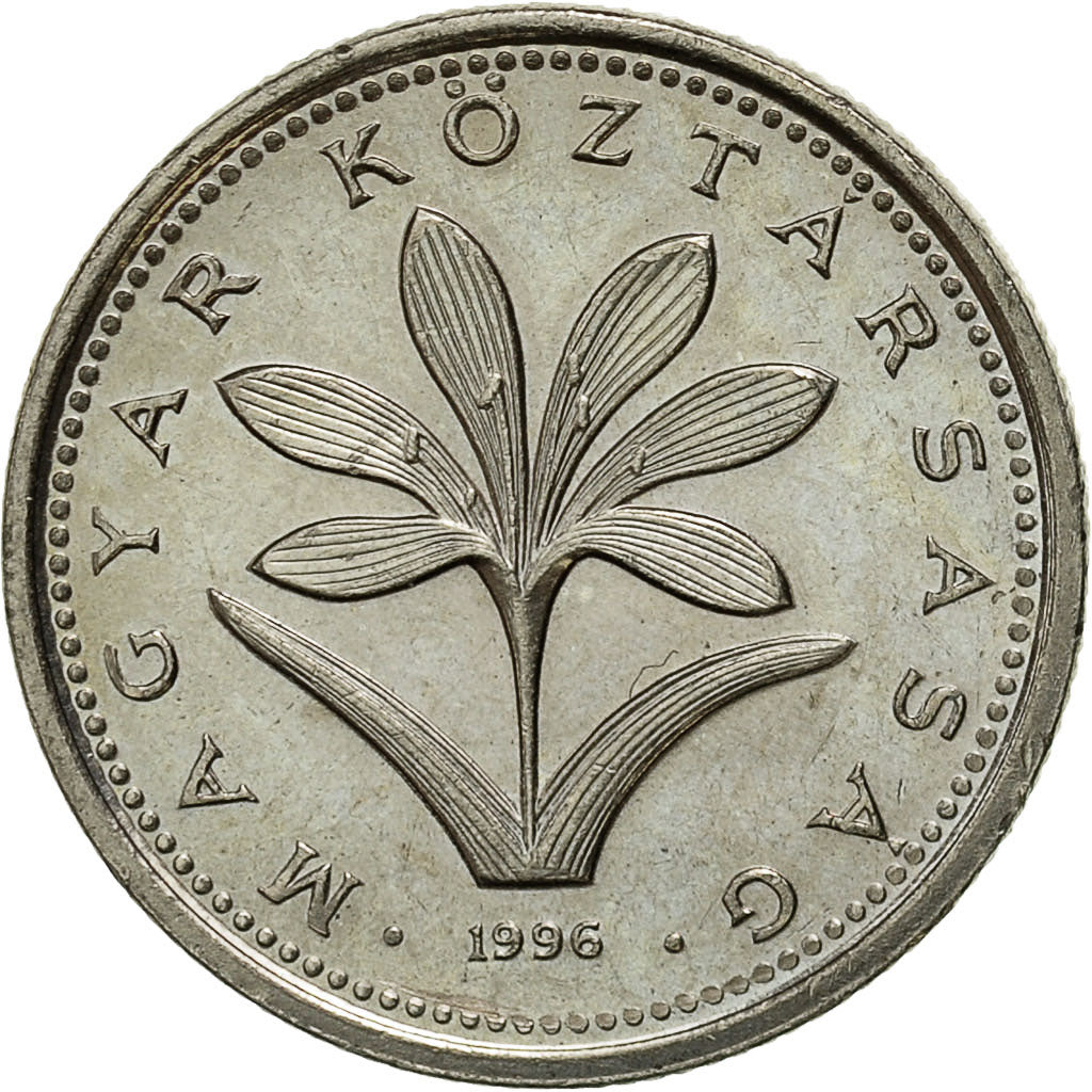 Moneta, Ungheria, 2 Forint, 1996, Budapest, BB+, Rame-nichel, KM:693