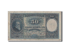 Banconote, Lituania, 50 Litu, 1928, MB+
