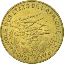 Münze, Zentralafrikanische Staaten, 5 Francs, 1981, Paris, VZ, Aluminum-Bronze