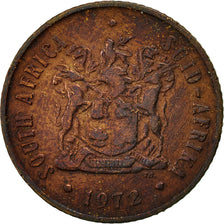 Coin, South Africa, 2 Cents, 1972, EF(40-45), Bronze, KM:83