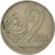 Moneda, Checoslovaquia, 2 Koruny, 1981, MBC, Cobre - níquel, KM:75
