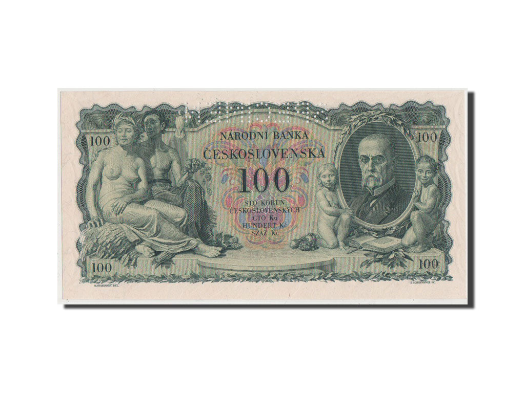 Czechoslovakia, 100 Korun, 1931, KM #23s, UNC(65-70), Va 879815