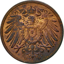 Coin, GERMANY - EMPIRE, Wilhelm II, 2 Pfennig, 1913, Karlsruhe, EF(40-45)