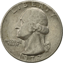 Coin, United States, Washington Quarter, Quarter, 1972, U.S. Mint, Philadelphia
