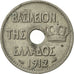 Moneta, Grecia, George I, 10 Lepta, 1912, SPL-, Nichel, KM:63