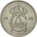 Monnaie, Suède, Gustaf VI, 10 Öre, 1966, TTB+, Copper-nickel, KM:835