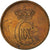 Moneta, Danimarca, Christian IX, 5 Öre, 1874, Copenhagen, BB, Bronzo, KM:794.1
