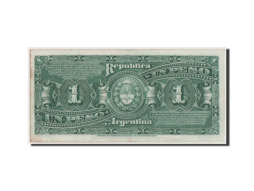 Billete, 1 Peso, 1895, Argentina, EBC+
