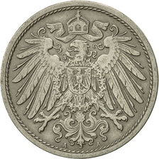 Coin, GERMANY - EMPIRE, Wilhelm II, 10 Pfennig, 1908, Berlin, EF(40-45)