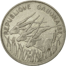 Gabun, 100 Francs, 1972, Paris, SS, Nickel, KM:12