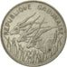 Gabun, 100 Francs, 1972, Paris, SS, Nickel, KM:12