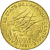 Coin, Central African States, 10 Francs, 1981, Paris, AU(50-53)
