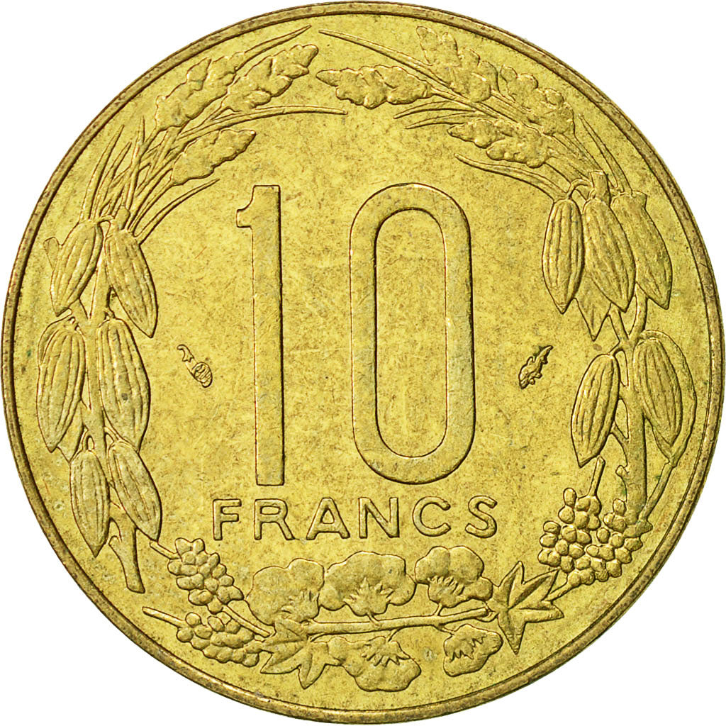 Münze, Zentralafrikanische Staaten, 10 Francs, 1981, Paris, SS+
