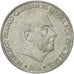 Coin, Spain, Francisco Franco, caudillo, 50 Centimos, 1966, EF(40-45), Aluminum