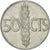 Moneda, España, Francisco Franco, caudillo, 50 Centimos, 1966, MBC, Aluminio
