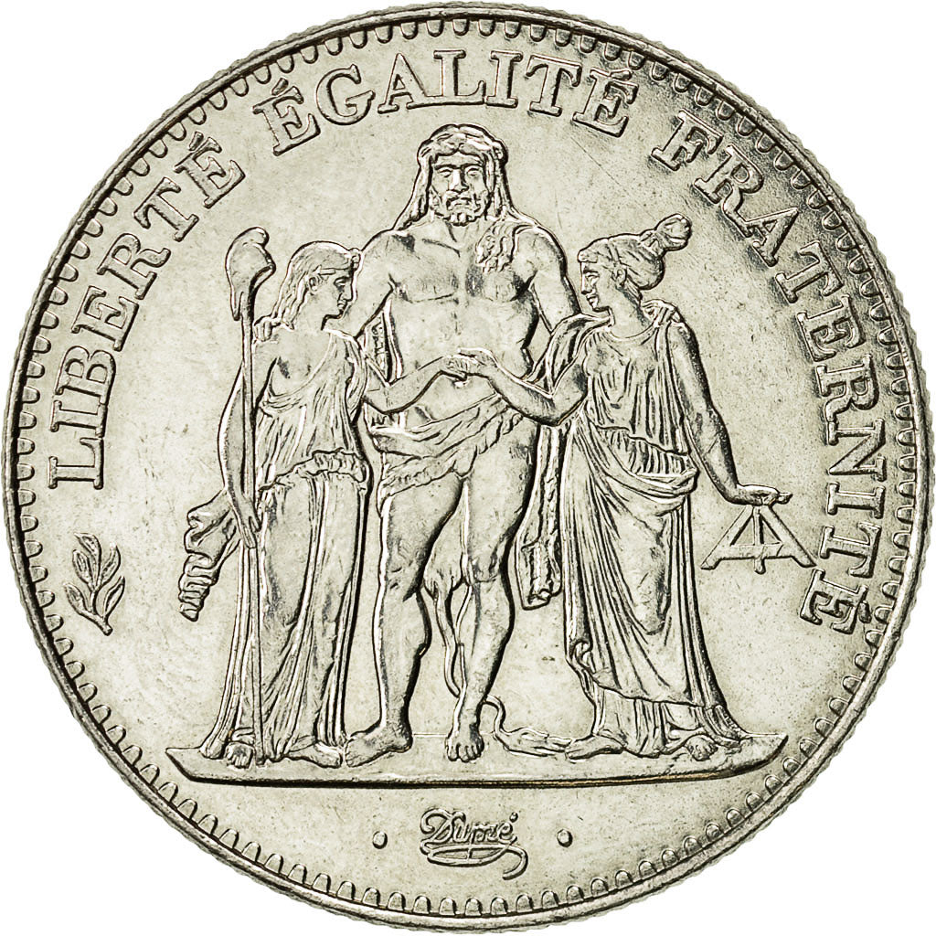 Munten, Frankrijk, Hercule, 5 Francs, 1996, Paris, ZF+, Nickel, KM:1155
