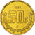 Coin, Mexico, 50 Centavos, 1999, Mexico City, AU(55-58), Aluminum-Bronze, KM:549
