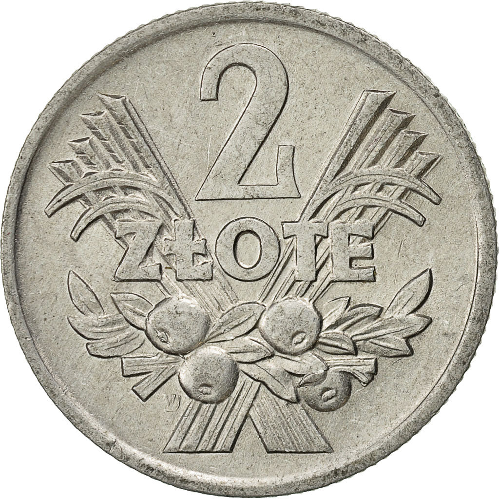 Monnaie, Pologne, 2 Zlote, 1974, Warsaw, TTB+, Aluminium, KM:46