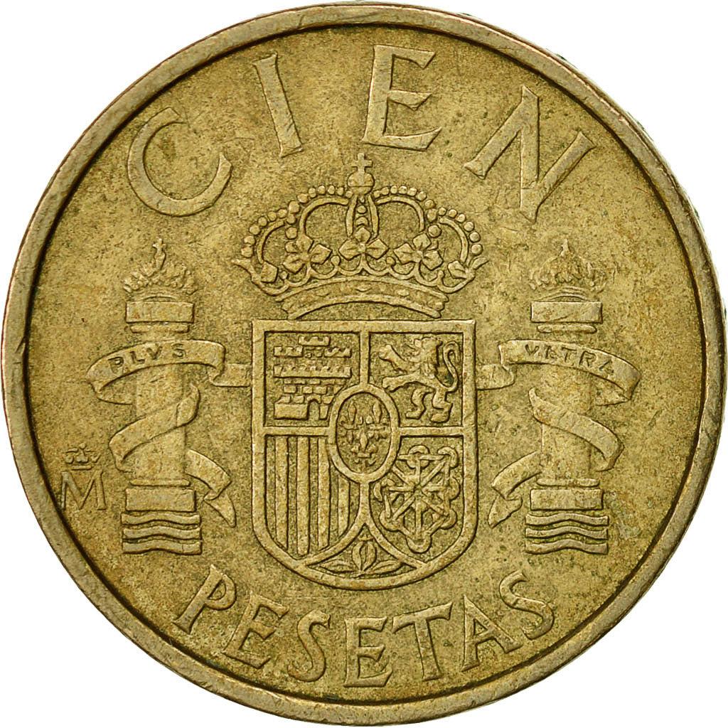 Moneda, España, Juan Carlos I, 100 Pesetas, 1983, Madrid, MBC, Aluminio -
