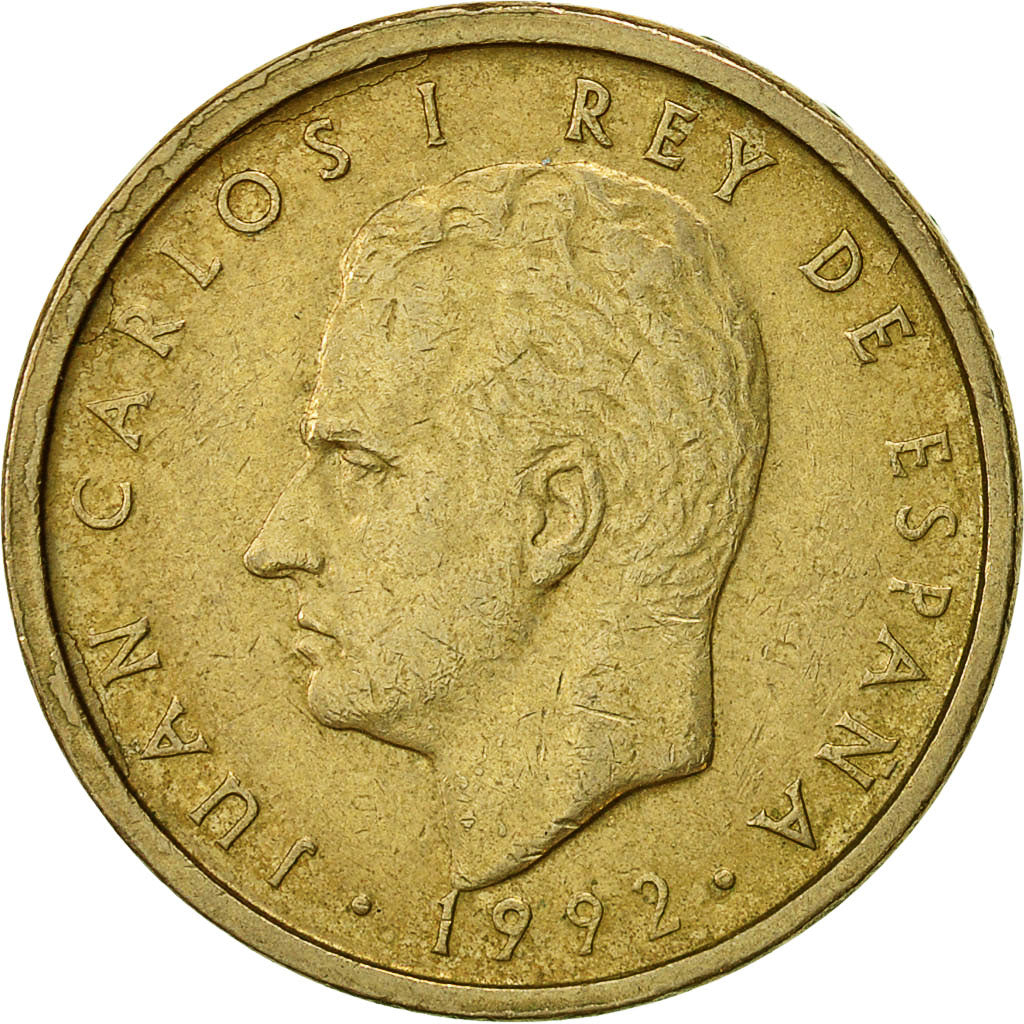 Münze, Spanien, Juan Carlos I, 100 Pesetas, 1992, Madrid, SS, Aluminum-Bronze
