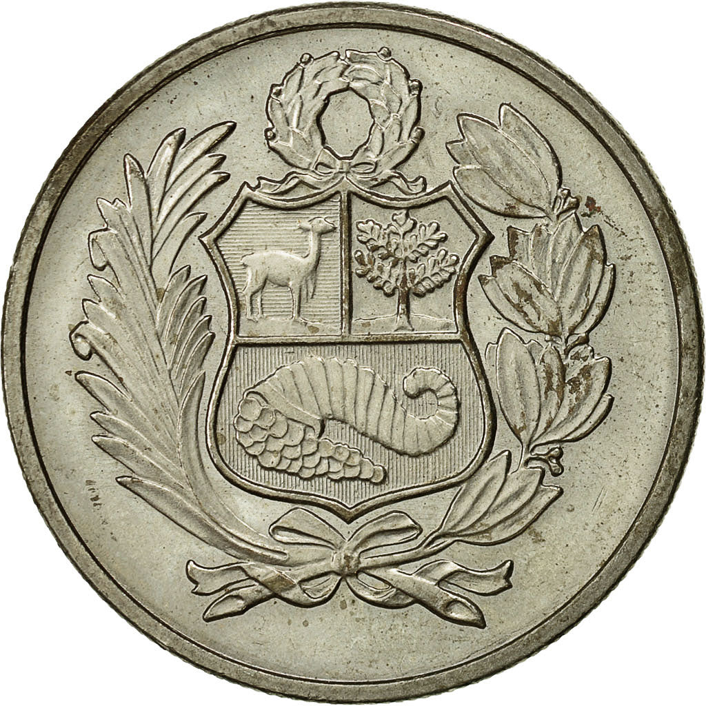 Munten, Peru, 100 Soles, 1980, Lima, ZF+, Copper-nickel, KM:283