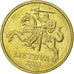 Moneta, Litwa, 10 Centu, 2008, EF(40-45), Mosiądz niklowy, KM:106