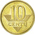 Moneta, Litwa, 10 Centu, 2008, EF(40-45), Mosiądz niklowy, KM:106