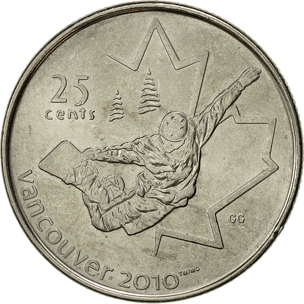 Coin, Canada, Elizabeth II, 25 Cents, 2008, Royal Canadian Mint, AU(55-58)