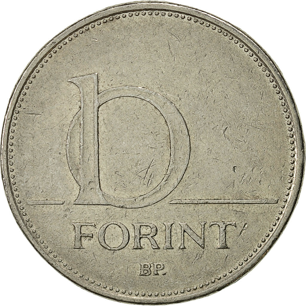 Moneta, Ungheria, 10 Forint, 1994, Budapest, BB, Rame-nichel, KM:695