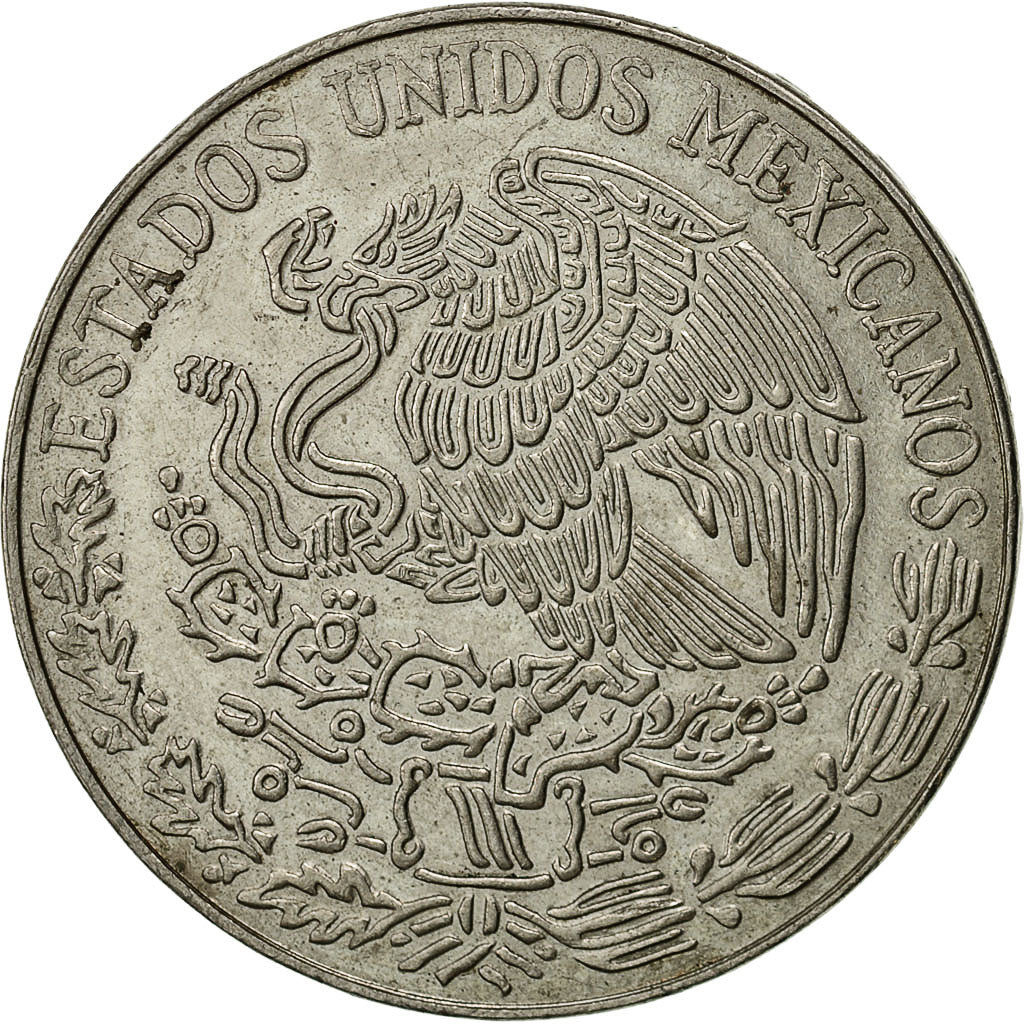 Moneda, México, 5 Pesos, 1977, Mexico City, EBC, Cobre - níquel, KM:472