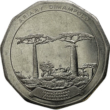 Madagascar, 50 Ariary, 1996, Paris, EBC, Acero inoxidable, KM:25.1