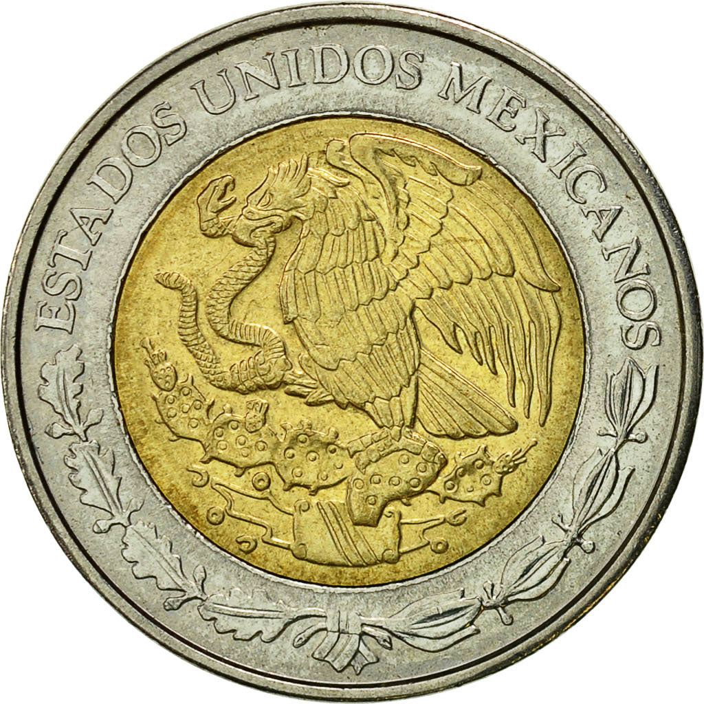 Moneta, Mexico, Peso, 2007, Mexico City, EF(40-45), Bimetaliczny, KM:603