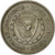 Moneta, Cipro, 50 Mils, 1963, BB, Rame-nichel, KM:41