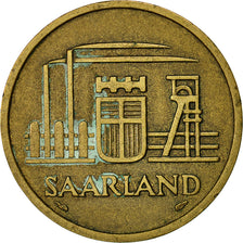 Coin, SAARLAND, 50 Franken, 1954, Paris, EF(40-45), Aluminum-Bronze, KM:3
