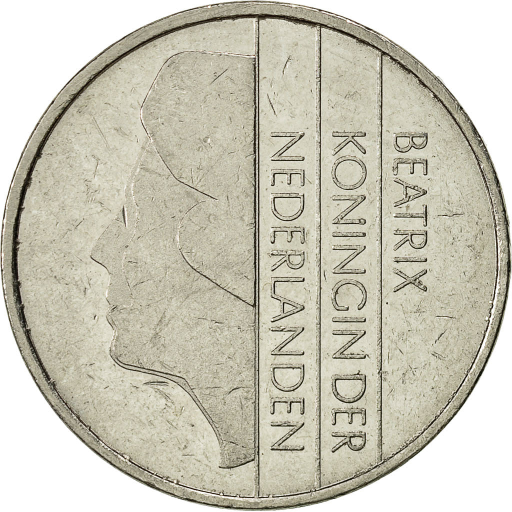 Münze, Niederlande, Beatrix, Gulden, 1998, SS, Nickel, KM:205