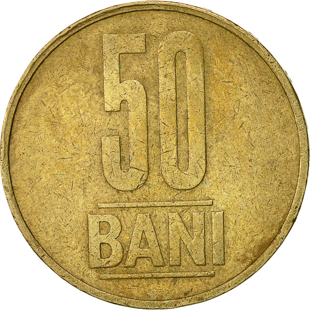 Münze, Rumänien, 50 Bani, 2006, Bucharest, SS, Nickel-brass, KM:192