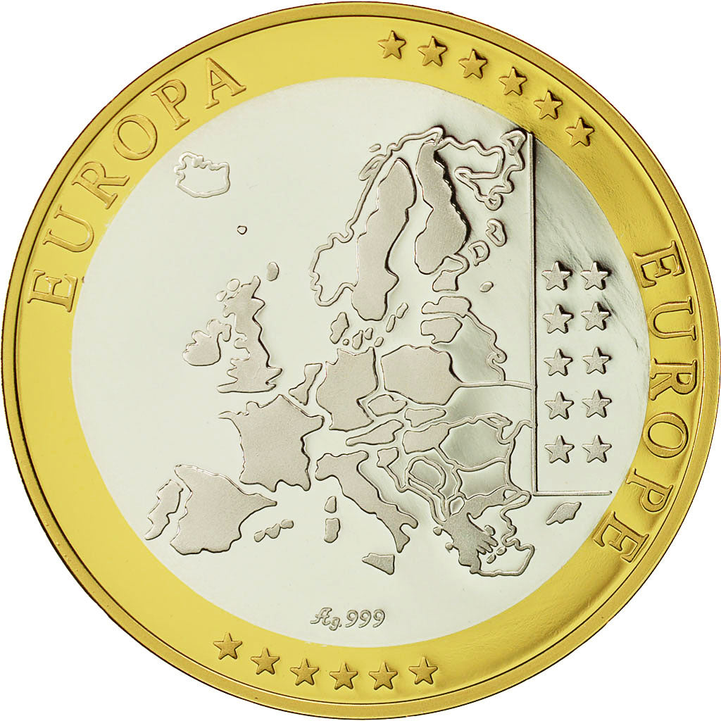 France, Medal, 2002, MS(63), Silver