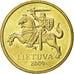 Moneda, Lituania, 10 Centu, 2009, MBC+, Níquel - latón, KM:106