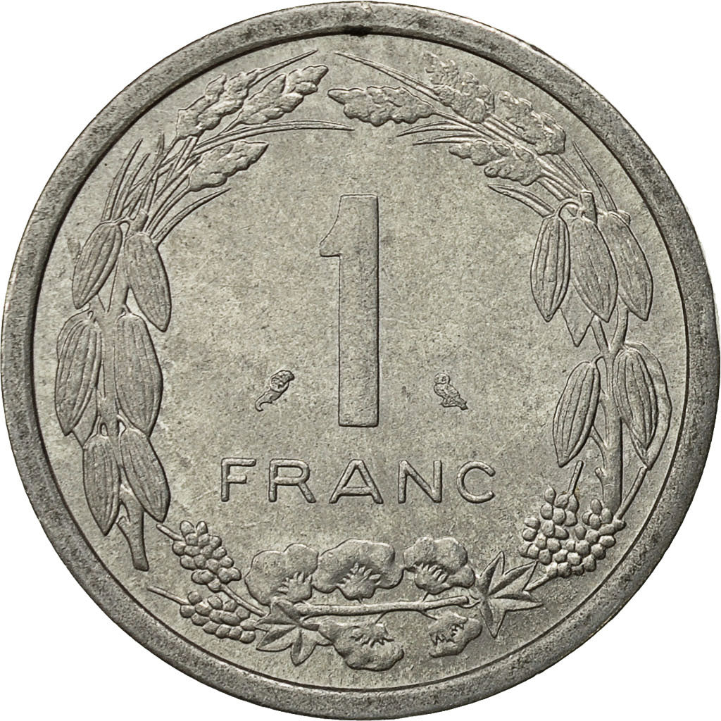 Munten, Staten van Centraal Afrika, Franc, 1974, Paris, ZF+, Aluminium, KM:8