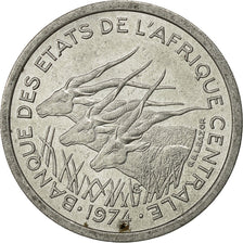 Munten, Staten van Centraal Afrika, Franc, 1974, Paris, ZF+, Aluminium, KM:8