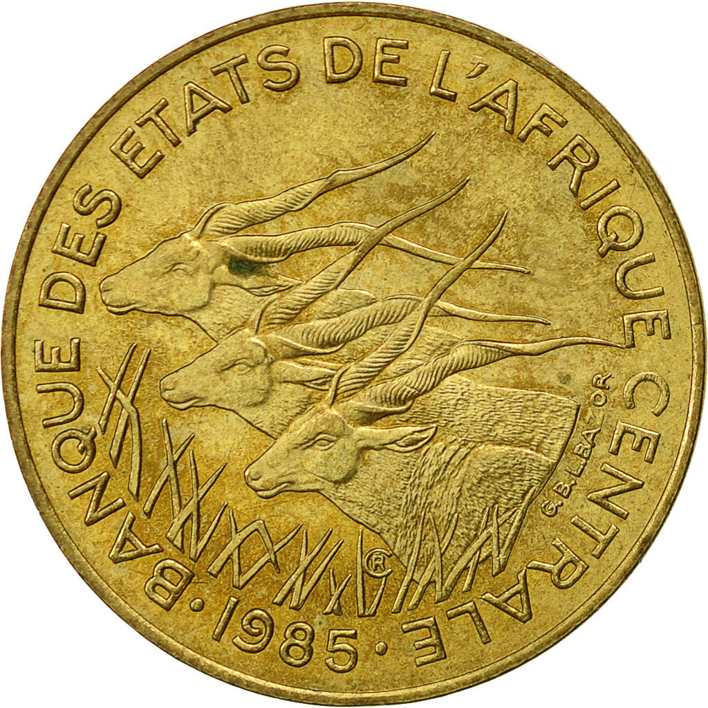 Monnaie, États de l'Afrique centrale, 10 Francs, 1985, Paris, TTB+